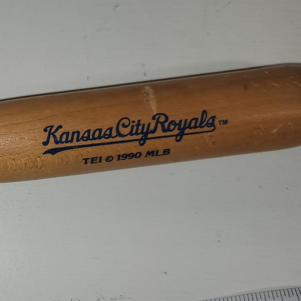 Vintage Kansas City Royals Souvenir Baseball Bat Wood Collectible